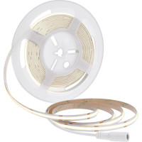 LED COB pásek, sada s adaptérem, vypínač, 5m, 8W/m, 800lm/m, neutrální bílá