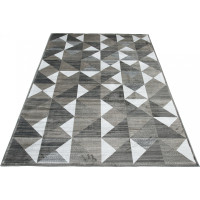 Kusový koberec ISFAHAN Geometry - tmavě šedý