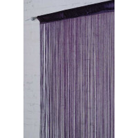 Šňůrkový závěs SPAGHETTI  90x200 cm - fialový