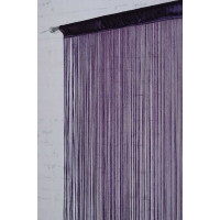 Šňůrkový závěs SPAGHETTI 90x200 cm - fialový