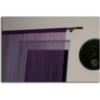 Šňůrkový závěs SPAGHETTI 90x200 cm - fialový