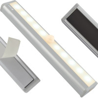 Samolepící lampa s pohybovým senzorem - 19 cm - teplá bílá