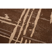 Kusový koberec SCARLET Abstract - hnědý/béžový