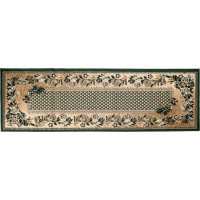 Běhoun ATLAS flora - tmavě béžový/zelený