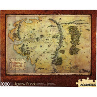 AQUARIUS Puzzle Hobit: Mapa Středozemě 1000 dílků