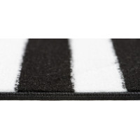 Kusový koberec TAPIS Contrast - černý/bílý
