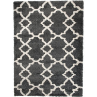 Kusový koberec Shaggy HIMALAYA Orient - tmavě šedý/krémový