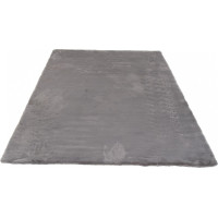 Kusový koberec RABBIT FUR - imitace králičí kožešiny - tmavě šedý