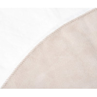 Kusový kulatý koberec RABBIT FUR - imitace králičí kožešiny - bilý