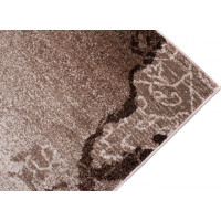 Kusový koberec RASTA Map - hnědý