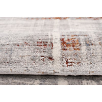 Kusový koberec FEYRUZ Hatch - světle šedý