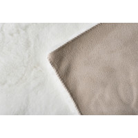 Kusový koberec RABBIT FUR - imitace králičí kožešiny - bílý