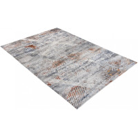 Kusový koberec FEYRUZ Texture - světle šedý/šedý