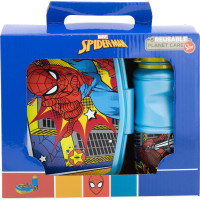 STOR Dětská jídelní sada 2v1 Spiderman