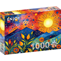 ENJOY Puzzle Déšť při západu slunce 1000 dílků