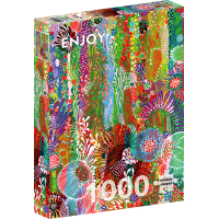ENJOY Puzzle Květinový závěs 1000 dílků
