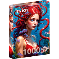 ENJOY Puzzle Mořská panna 1000 dílků