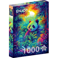 ENJOY Puzzle Pandí koutek 1000 dílků
