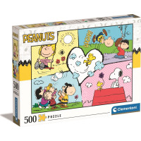 CLEMENTONI Puzzle Peanuts 500 dílků