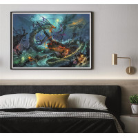 CLEMENTONI Puzzle Podmořská bitva 3000 dílků