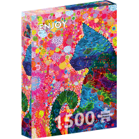 ENJOY Puzzle Toulavá kočka 1500 dílků