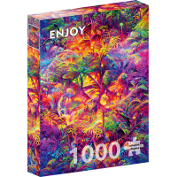 ENJOY Puzzle Tapiserie z džungle 1000 dílků