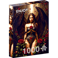 ENJOY Puzzle Temný anděl 1000 dílků