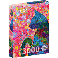 ENJOY Puzzle Toulavá kočka 3000 dílků