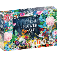 ENJOY Puzzle Výprodej květin 1000 dílků