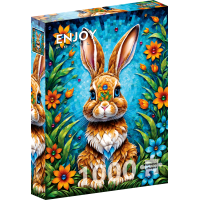 ENJOY Puzzle Zahradní králíček 1000 dílků