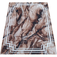Kusový koberec HONOR Rock - hnědý