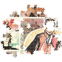 CLEMENTONI Puzzle Corto Maltese: Daleká cesta 1000 dílků