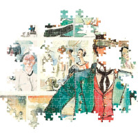 CLEMENTONI Puzzle Corto Maltese: Dobrodružný námořník 1000 dílků