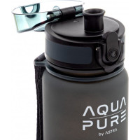 ASTRA Zdravá láhev na vodu Aqua Pure 400 ml černo-šedá