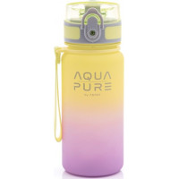 ASTRA Zdravá láhev na vodu Aqua Pure 400 ml fialovo-žlutá