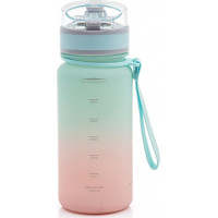 ASTRA Zdravá láhev na vodu Aqua Pure 400 ml růžovo-mintová