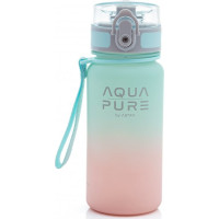 ASTRA Zdravá láhev na vodu Aqua Pure 400 ml růžovo-mintová