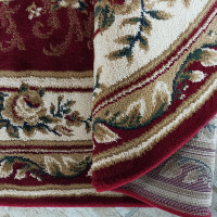 Kusový koberec NOBLE rosette oval - bordó