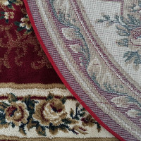 Kusový koberec NOBLE rosette oval - bordó