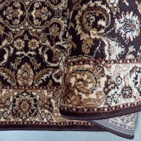 Kusový koberec NOBLE exclusive - tmavě hnědý