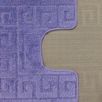 Sada koupelnových předložek s výřezem TÁŇA - greek - fialová