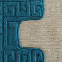 Sada koupelnových předložek s výřezem TÁŇA - greek - mořská zelená