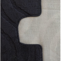 Sada koupelnových předložek s výřezem TÁŇA - symphony - černá