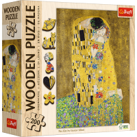 TREFL Dřevěné puzzle Art: Gustav Klimt - Polibek 200 dílků