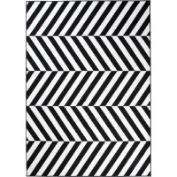 Kusový koberec TAPIS Hypnotic - černý/bílý