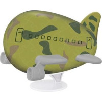 PINTOO 3D puzzle Letadélko: Maskované letadlo 80 dílků