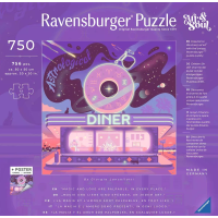 RAVENSBURGER Čtvercové puzzle Art & Soul: Astrologická jídelna 750 dílků