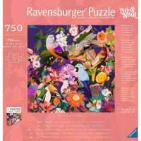 RAVENSBURGER Čtvercové puzzle Art & Soul: Pozorování ptáků 750 dílků