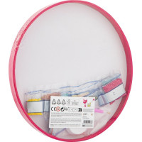 ALLTOYS Diamantové malování Mandala 30 cm - růžová