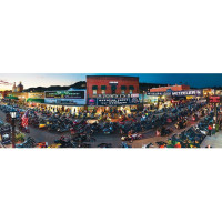 MASTERPIECES Panoramatické puzzle Sturgis, South Dakota 1000 dílků